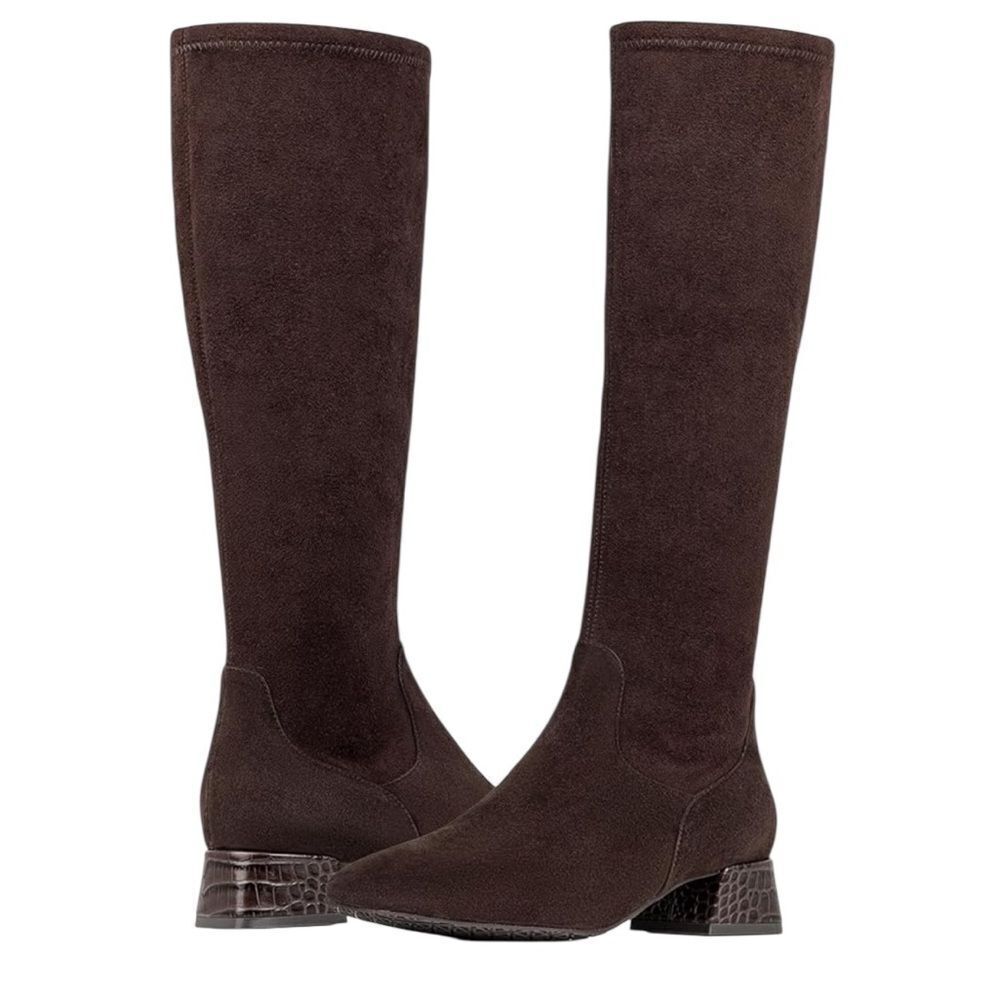 Donald Pliner Brown Stretch Tall Boots(Size 9M)